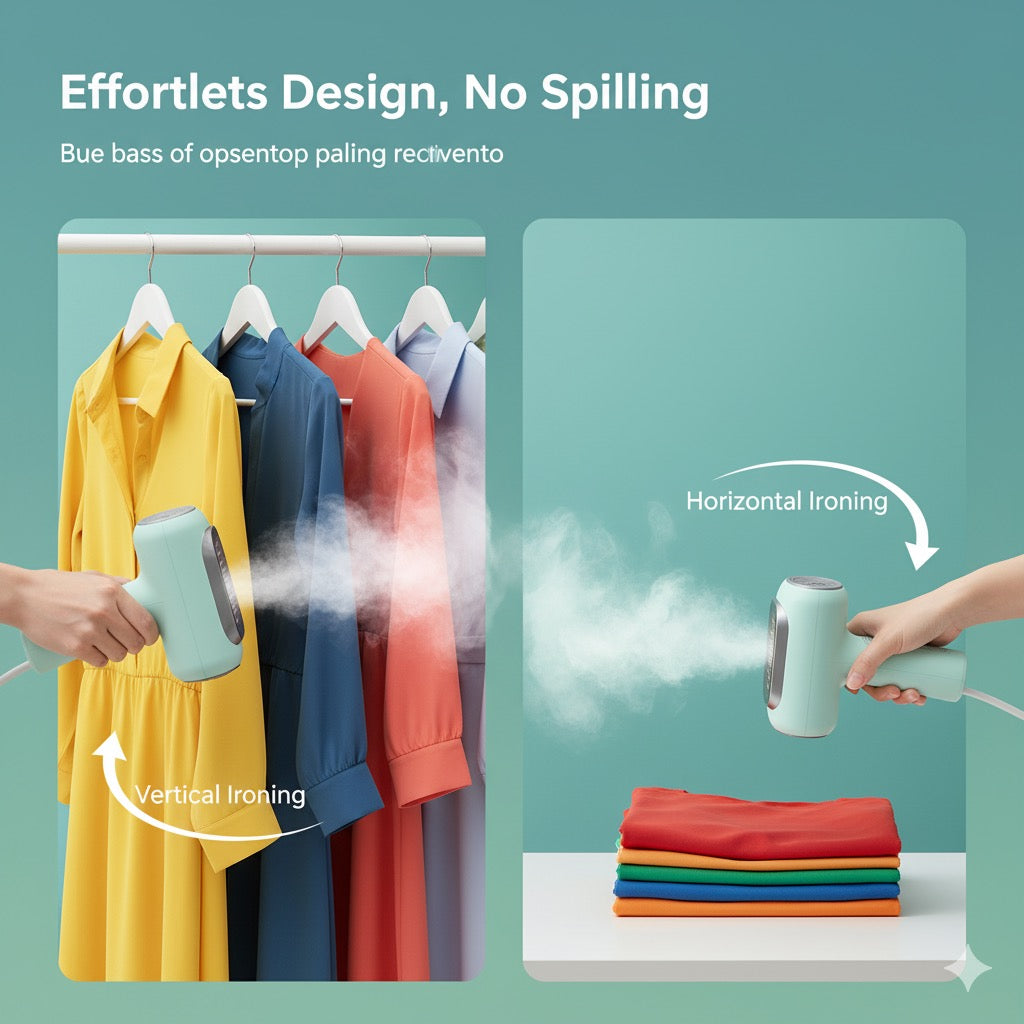 Sea Green GC111 Rang-E-Tech Handheld Garment
Steamer