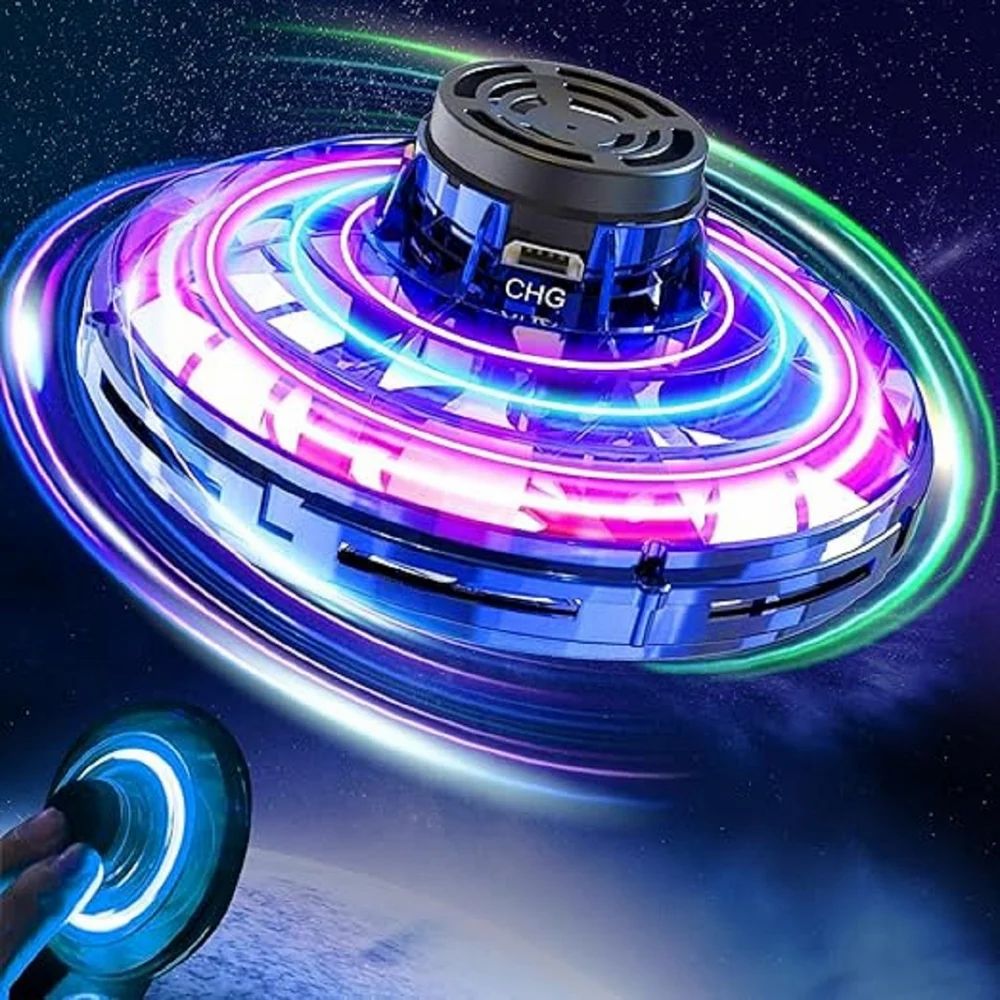 Flynova Flying Spinner Flying Gyro Spinner Flying Orb Ball UFO Flying Ball Hand Controlled Boomerang